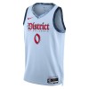 Camiseta Hombre NBA Washington Wizards Bilal Coulibaly 2024-25 Nike City Edition Azul Swingman